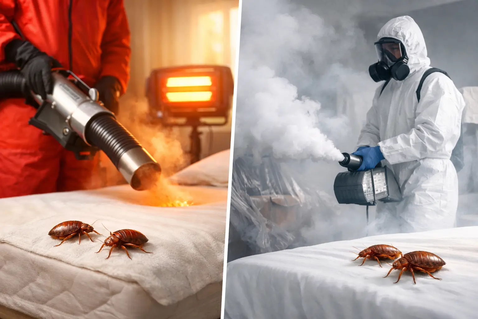 Heat Treatment vs Fumigation for Bed Bugs