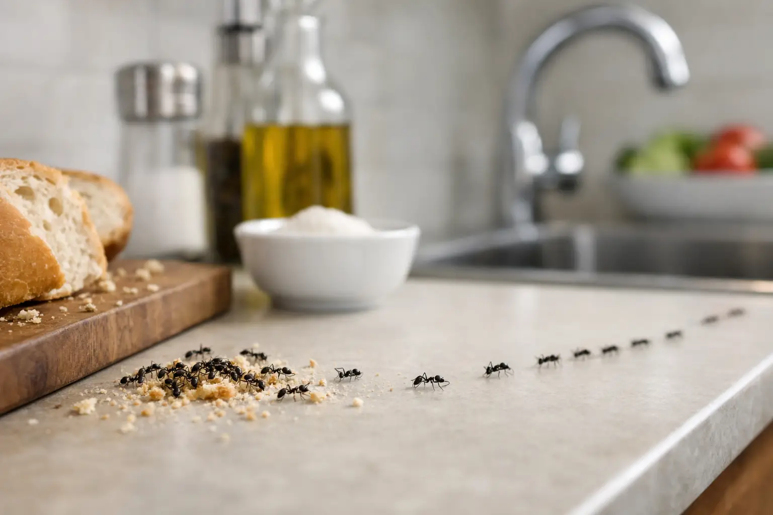 How to Prevent Ants in Kitchen Areas
