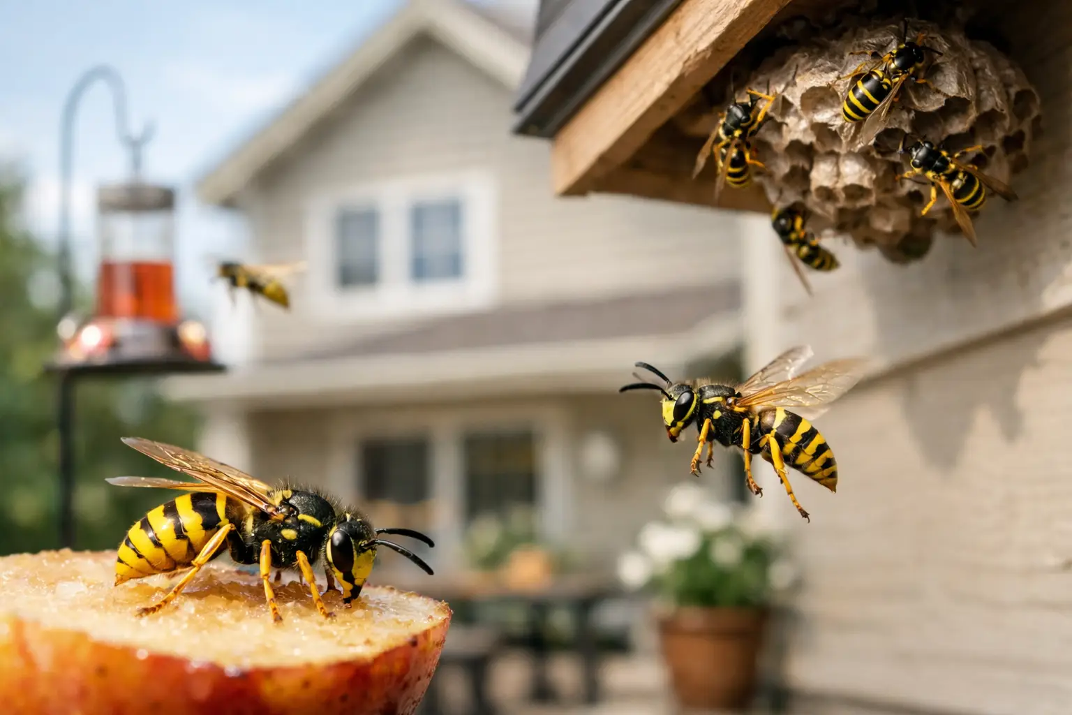 What Attracts Wasps to Houses?